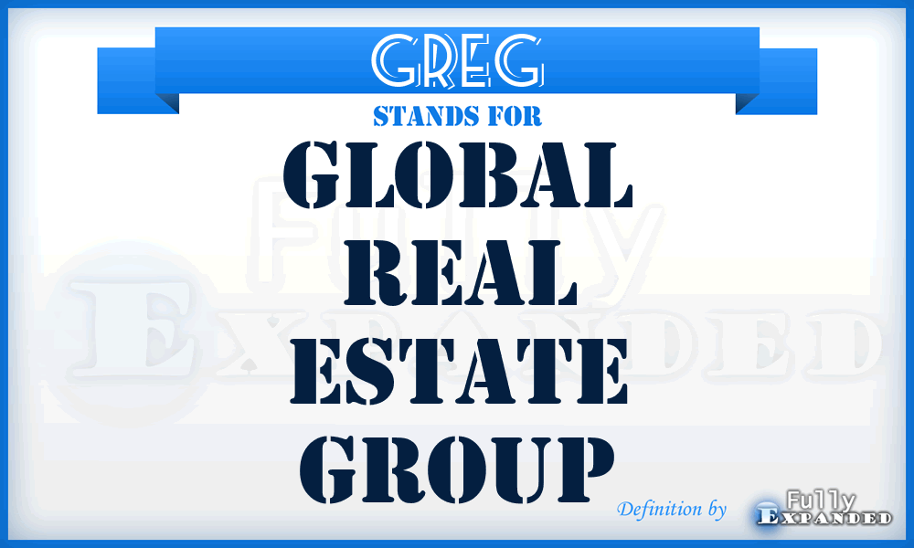 GREG - Global Real Estate Group