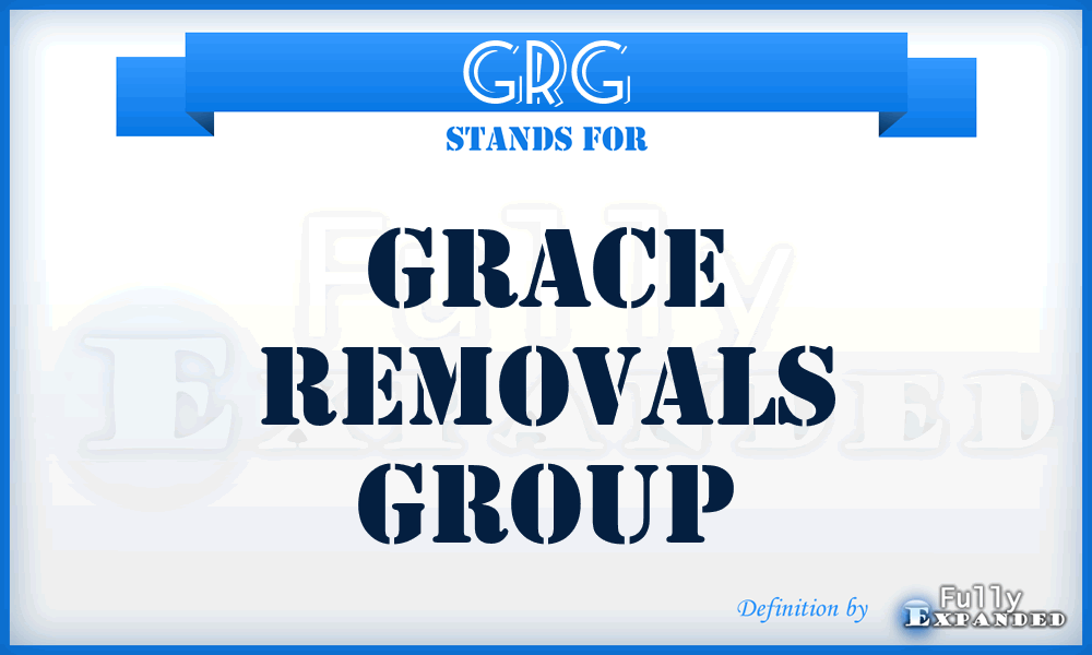 GRG - Grace Removals Group