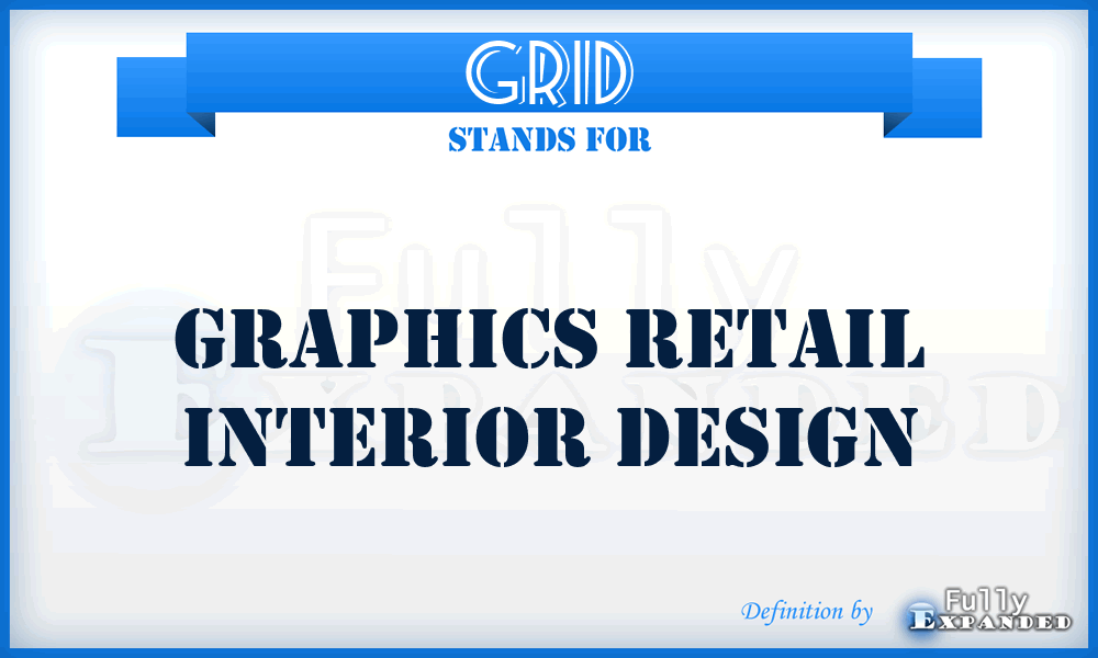 GRID - Graphics Retail Interior Design