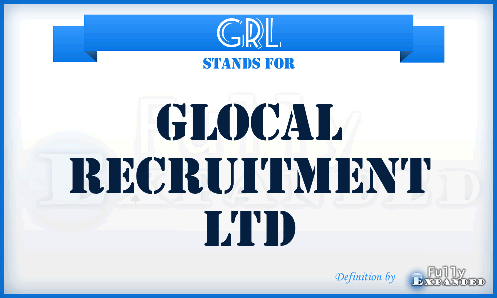 GRL - Glocal Recruitment Ltd