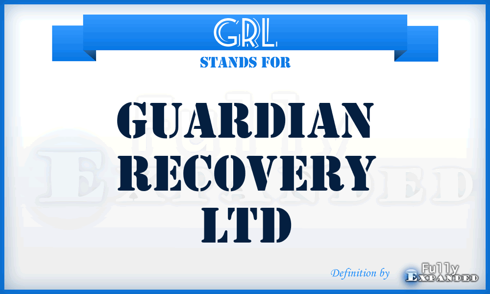 GRL - Guardian Recovery Ltd