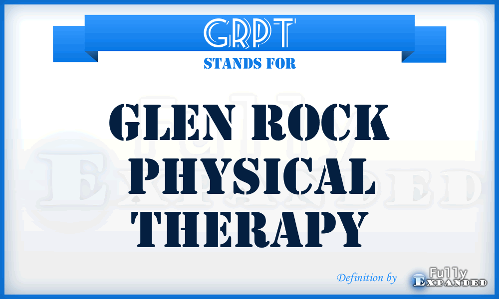 GRPT - Glen Rock Physical Therapy