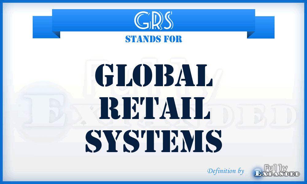 GRS - Global Retail Systems