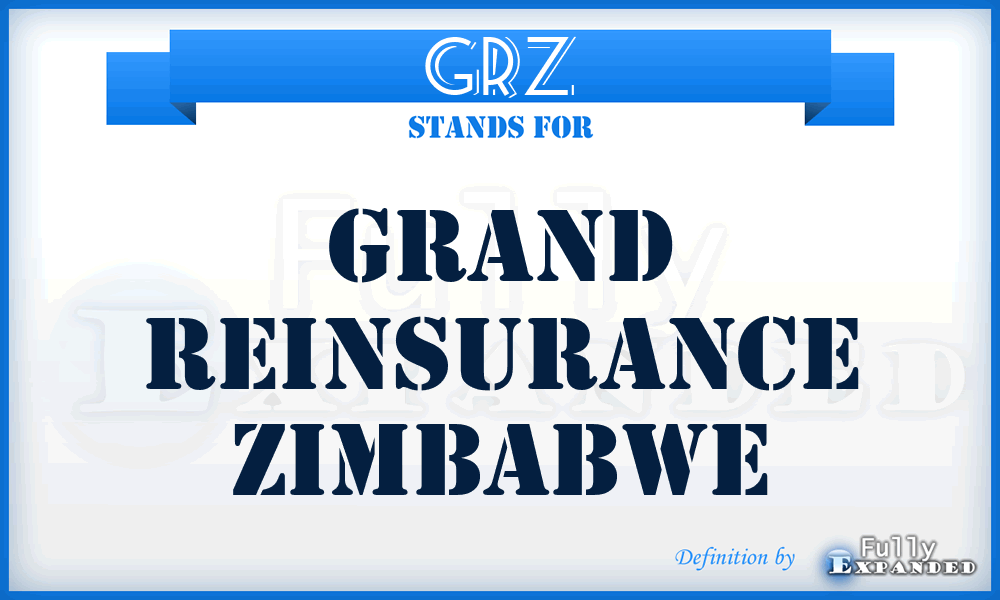 GRZ - Grand Reinsurance Zimbabwe