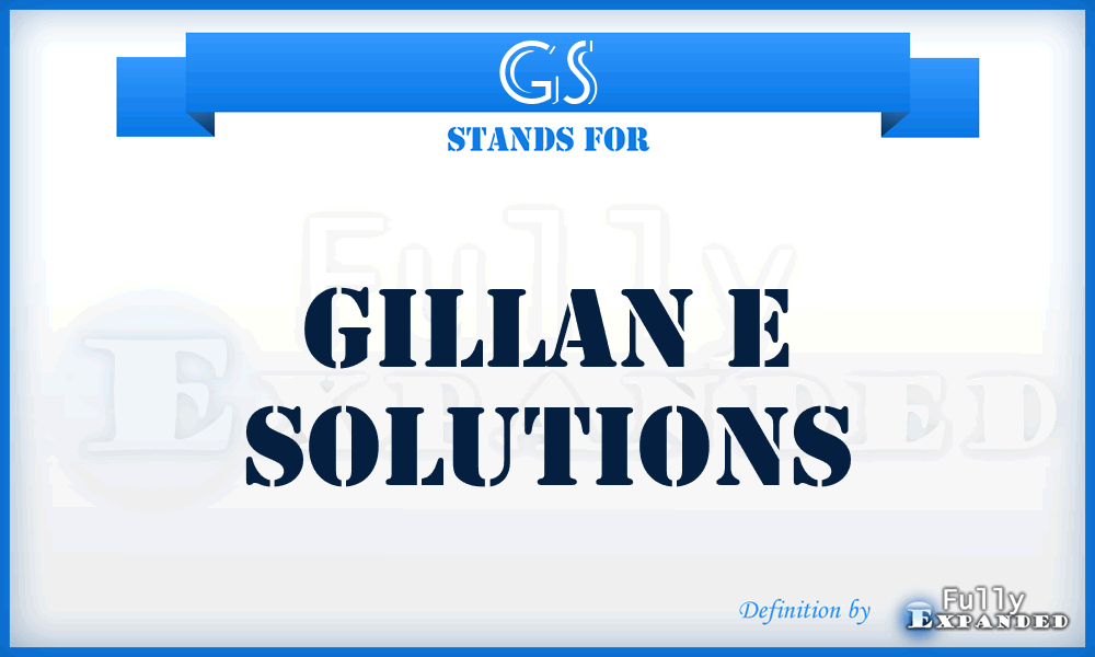 GS - Gillan e Solutions