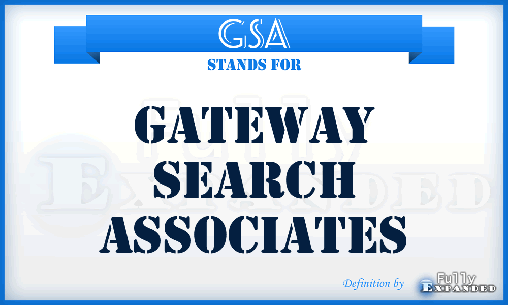GSA - Gateway Search Associates