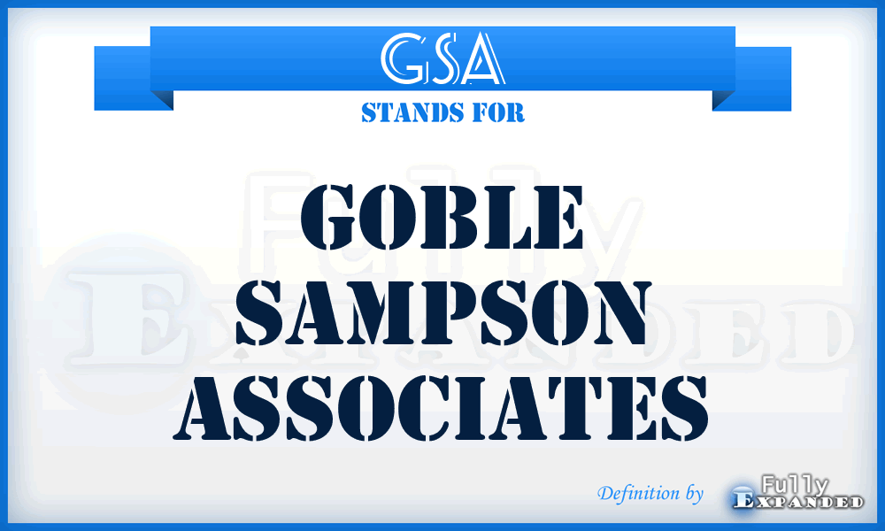 GSA - Goble Sampson Associates