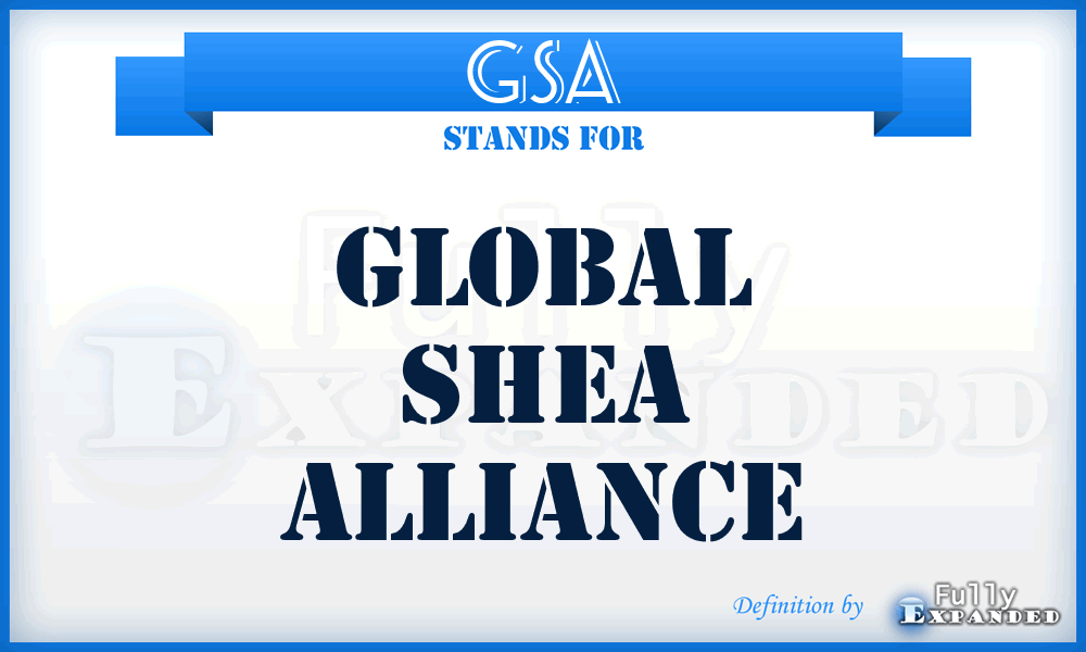 GSA - Global Shea Alliance