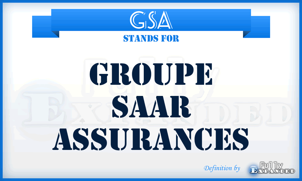 GSA - Groupe Saar Assurances