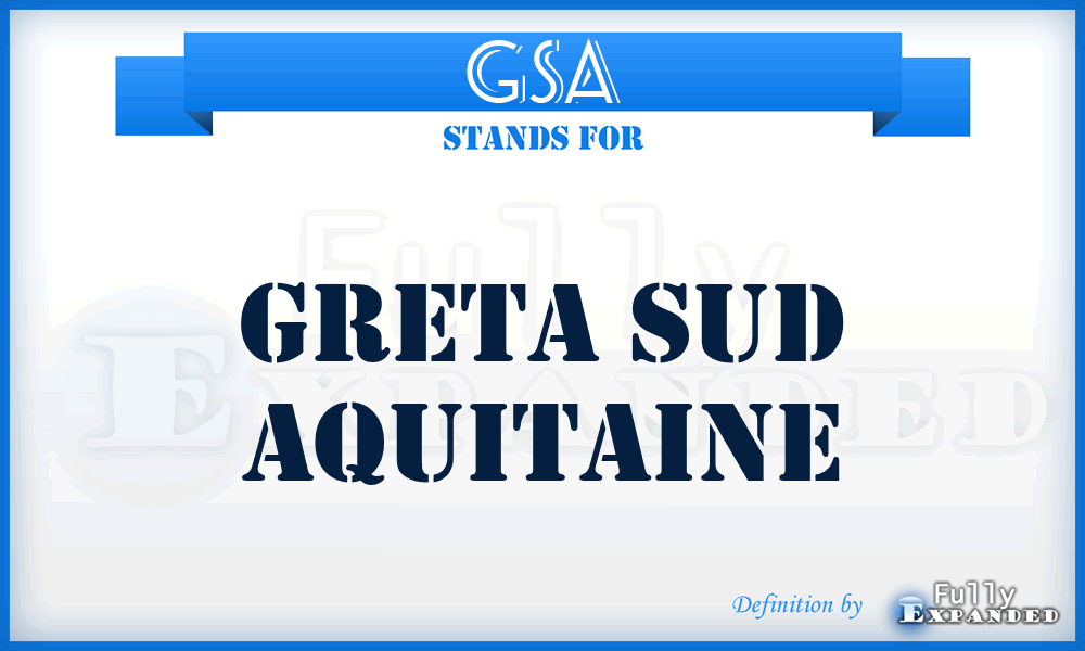 GSA - Greta Sud Aquitaine
