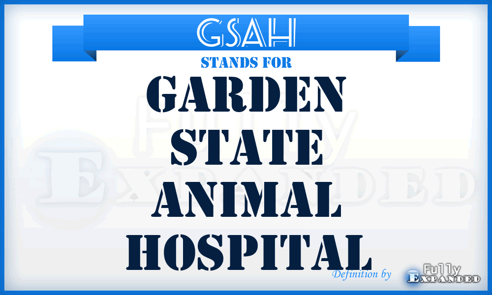 GSAH - Garden State Animal Hospital