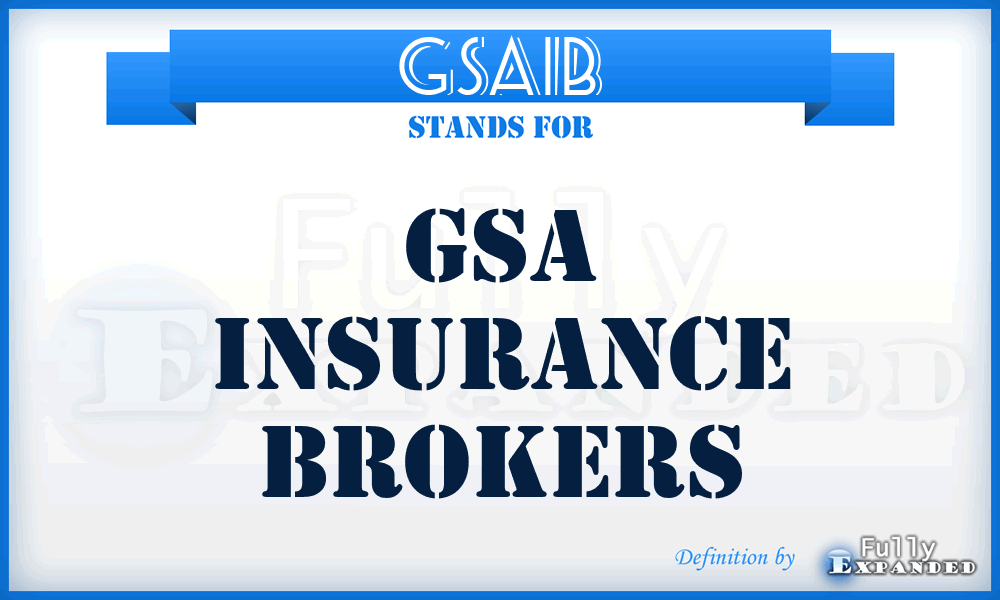 GSAIB - GSA Insurance Brokers