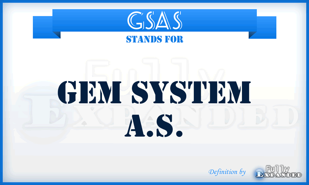 GSAS - Gem System A.S.