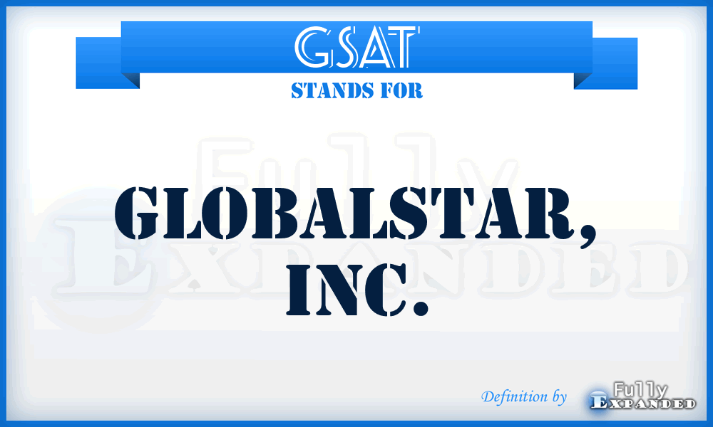 GSAT - Globalstar, Inc.