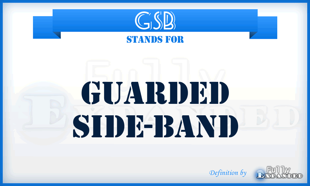 GSB - Guarded Side-Band