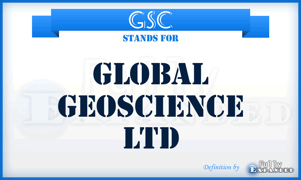 GSC - Global Geoscience Ltd