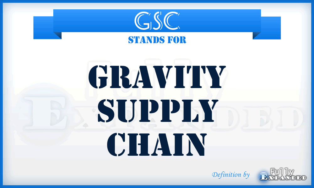 GSC - Gravity Supply Chain