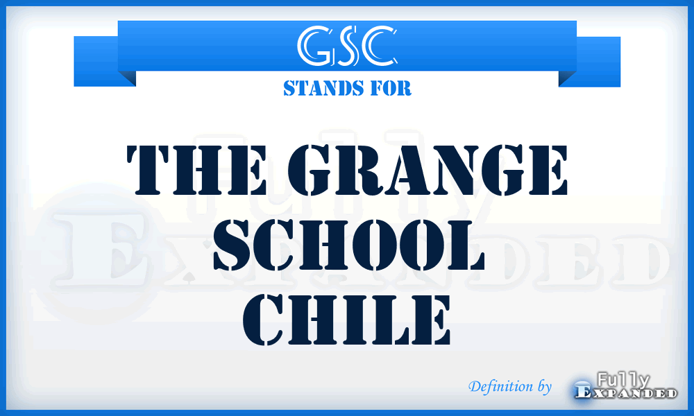 GSC - The Grange School Chile