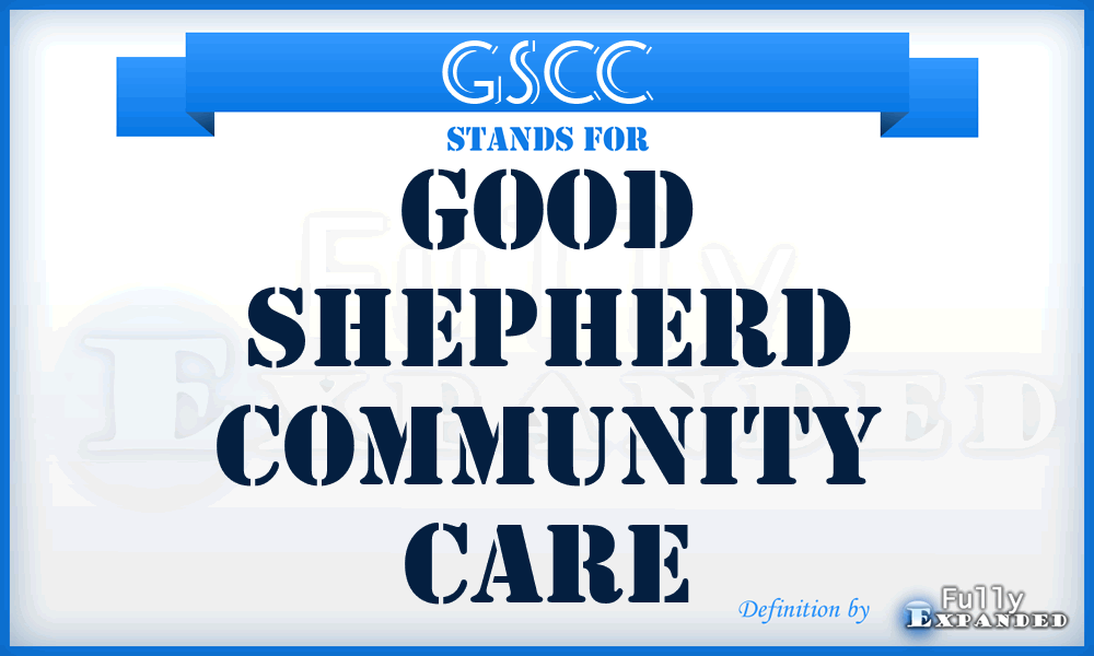 GSCC - Good Shepherd Community Care