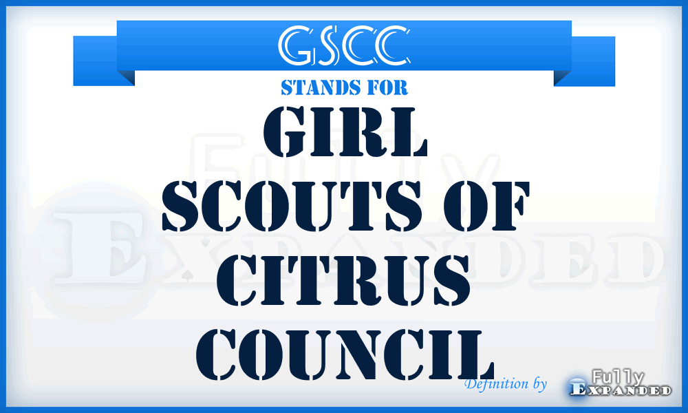 GSCC - Girl Scouts of Citrus Council