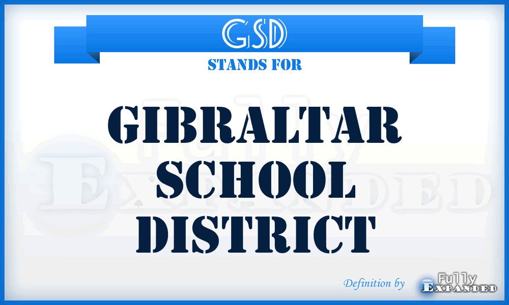 GSD - Gibraltar School District