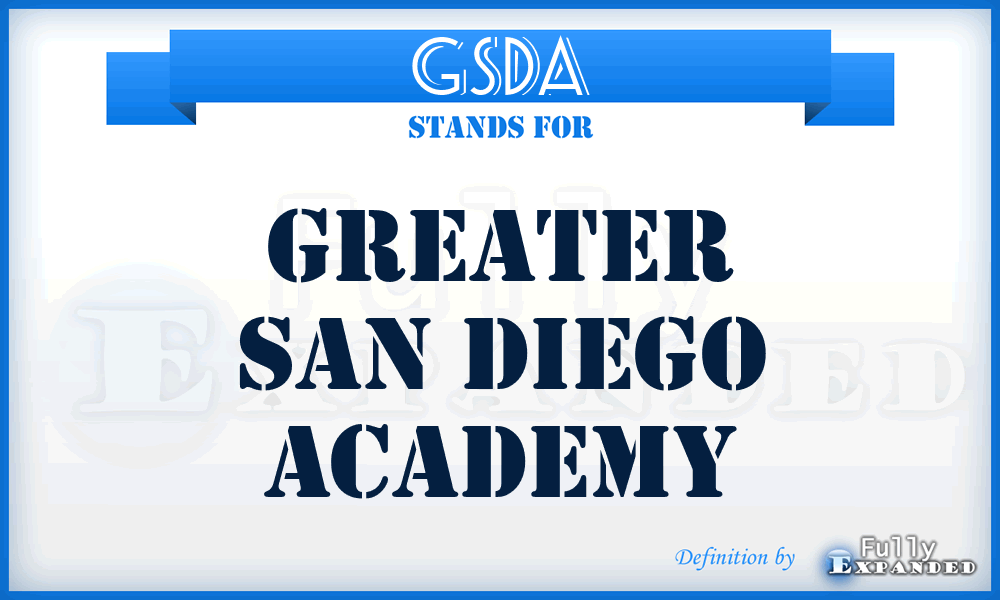 GSDA - Greater San Diego Academy