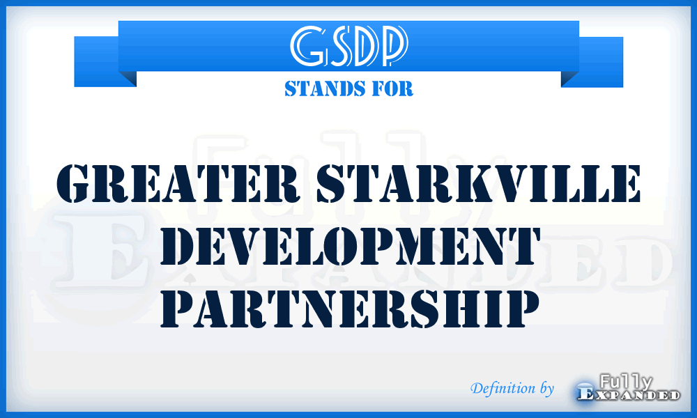GSDP - Greater Starkville Development Partnership