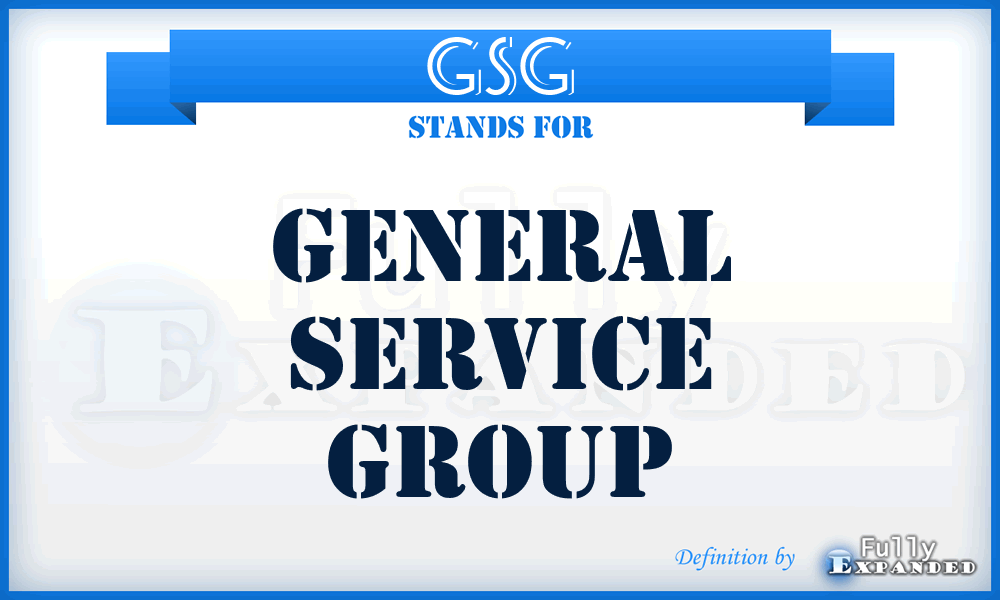 GSG - General Service Group