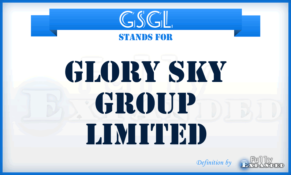 GSGL - Glory Sky Group Limited