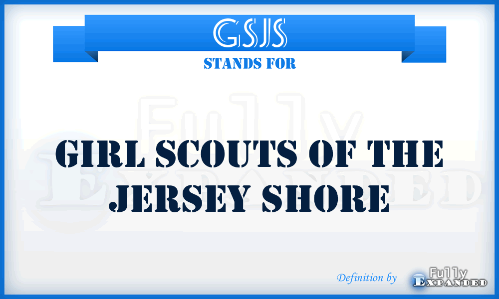 GSJS - Girl Scouts of the Jersey Shore