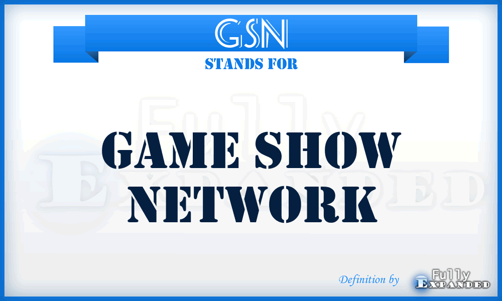 GSN - Game Show Network