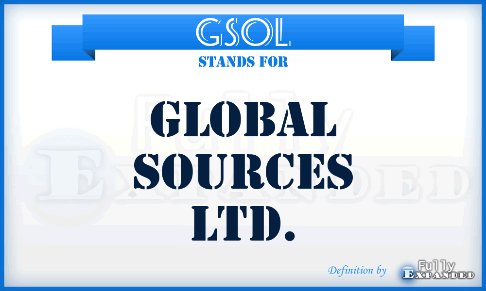 GSOL - Global Sources Ltd.