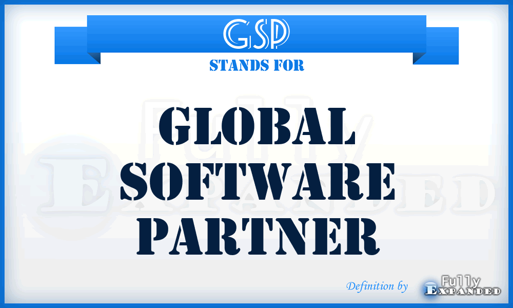 GSP - Global Software Partner