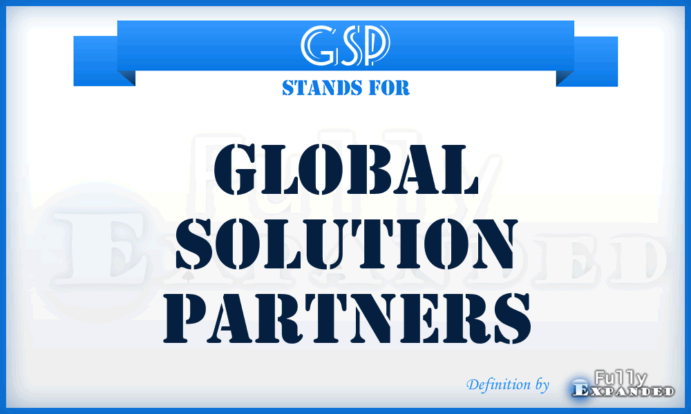 GSP - Global Solution Partners