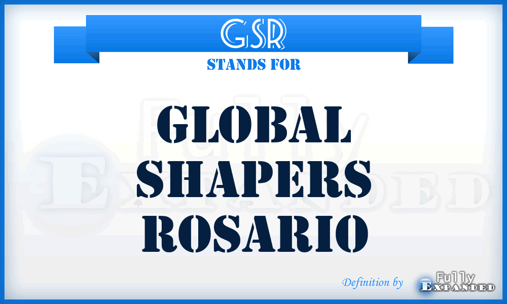 GSR - Global Shapers Rosario