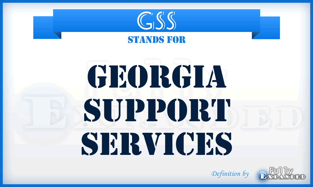 GSS - Georgia Support Services