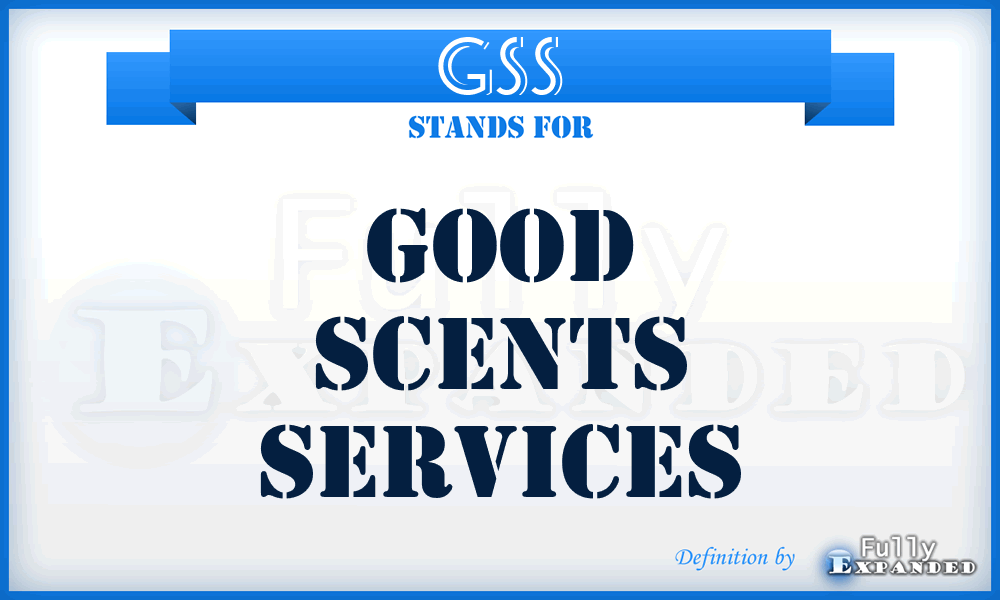 GSS - Good Scents Services