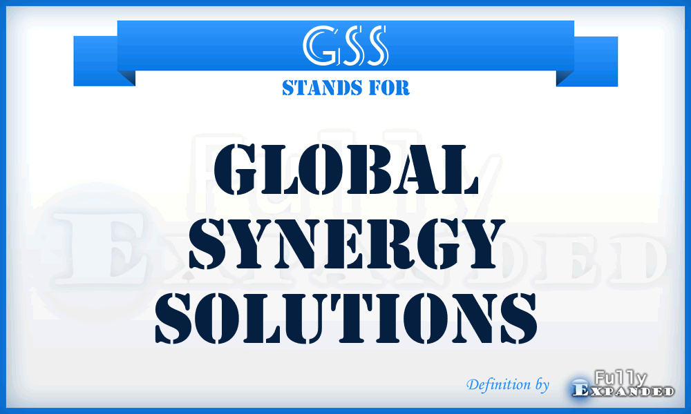 GSS - Global Synergy Solutions