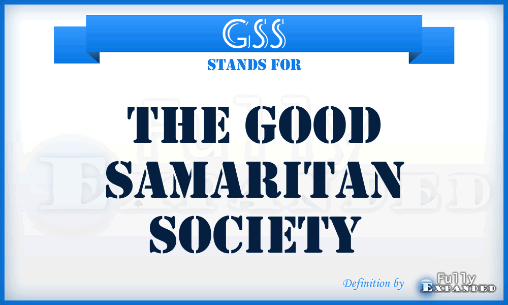 GSS - The Good Samaritan Society