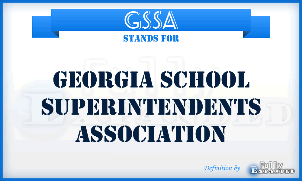 GSSA - Georgia School Superintendents Association