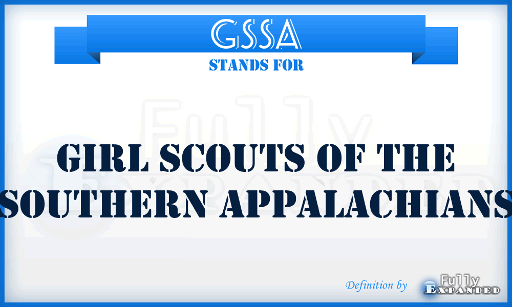 GSSA - Girl Scouts of the Southern Appalachians