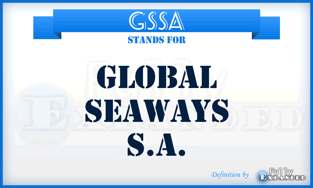 GSSA - Global Seaways S.A.