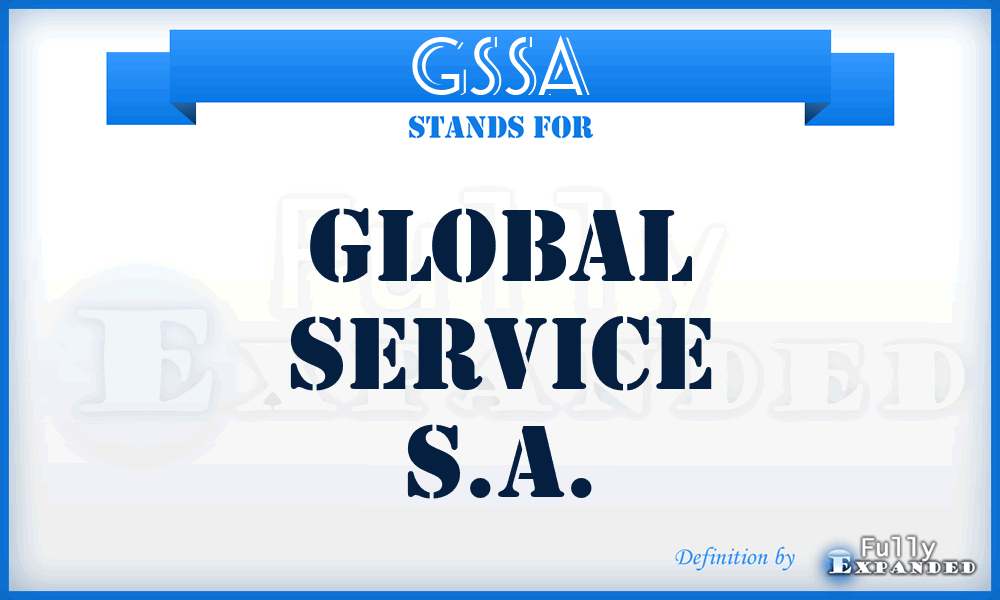 GSSA - Global Service S.A.