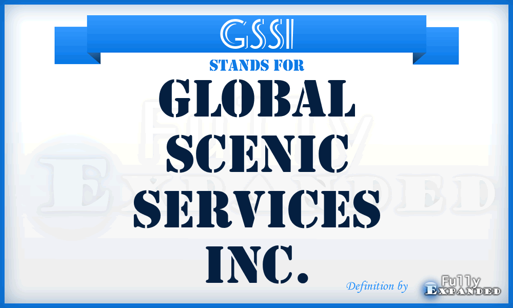 GSSI - Global Scenic Services Inc.