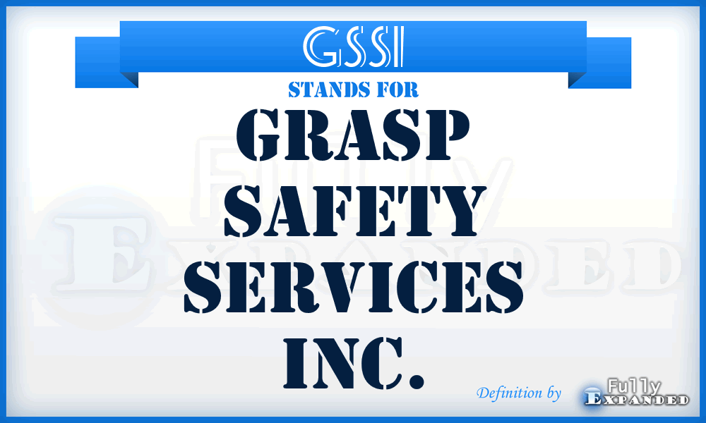 GSSI - Grasp Safety Services Inc.