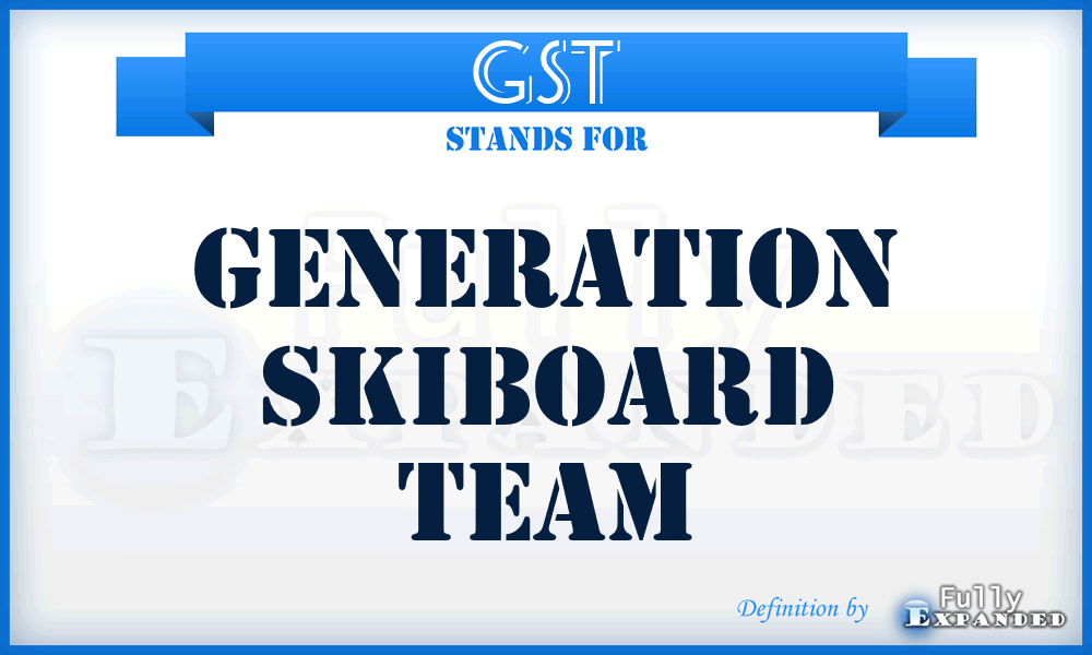 GST - Generation Skiboard Team