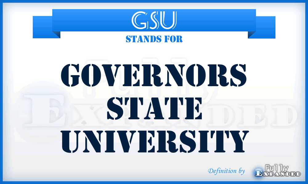 GSU - Governors State University