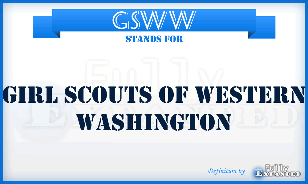 GSWW - Girl Scouts of Western Washington