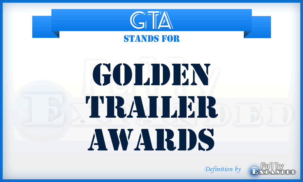 GTA - Golden Trailer Awards
