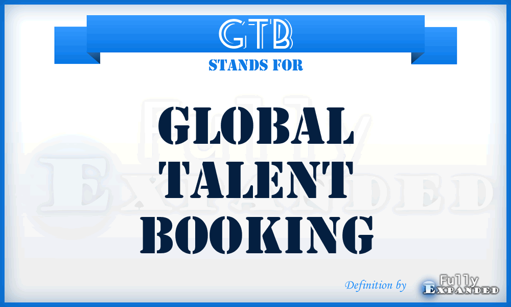 GTB - Global Talent Booking
